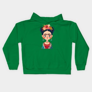 Frida Cartoon Kids Hoodie